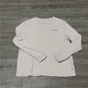 Vans Men’s Long Sleeve Crew Tee in Pale Pink
